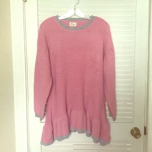 Asymmetric sweater dress